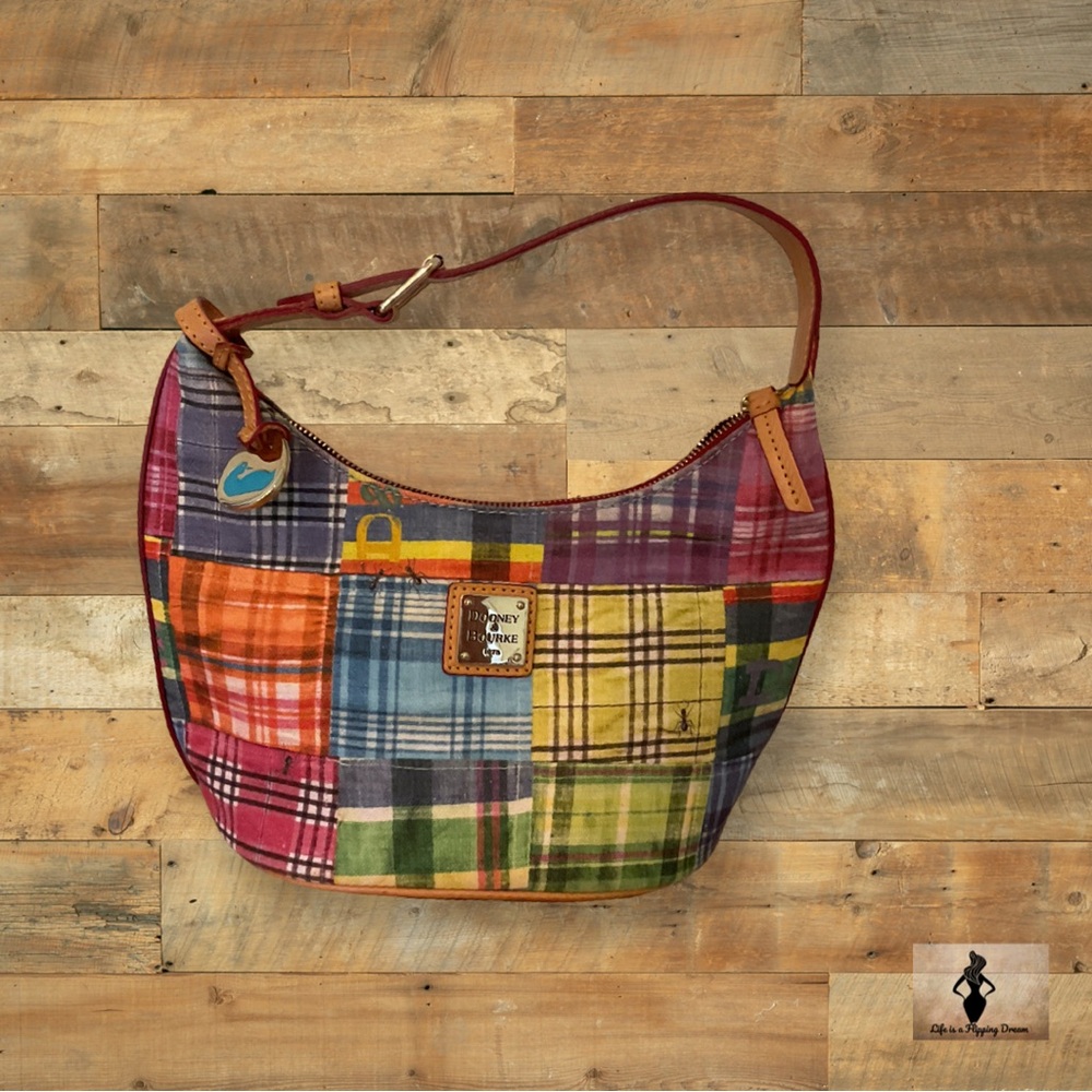 Dooney & Bourke Colorful Patchwork Shoulder Bag #2116